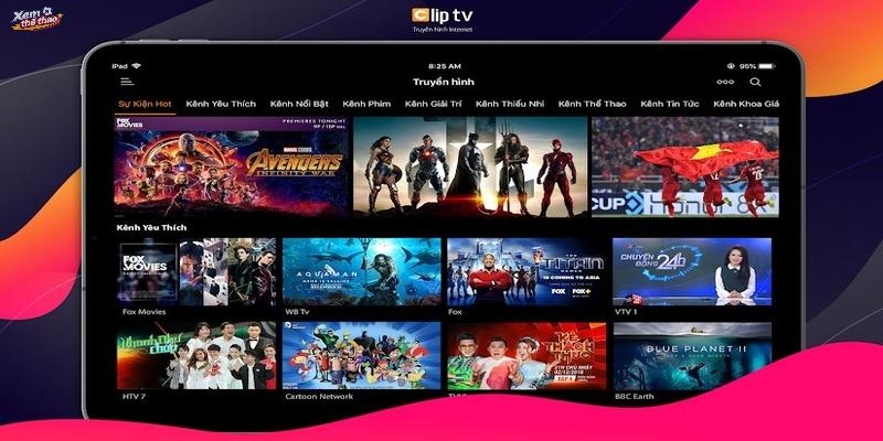 ClipTV giúp trải nghiệm thể thao đơn giản hơn