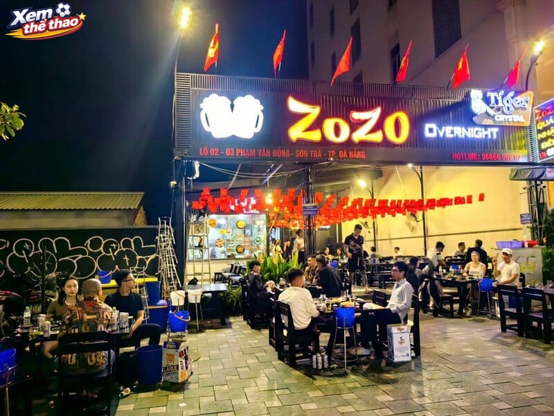 Quán nhậu Zozo Overnight - Nhậu đêm theo phong cách trẻ