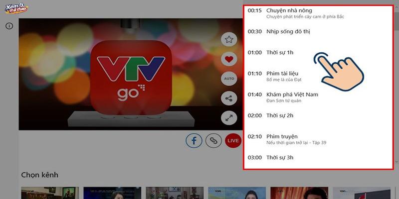 Tính năng xem lại tới 6 tháng